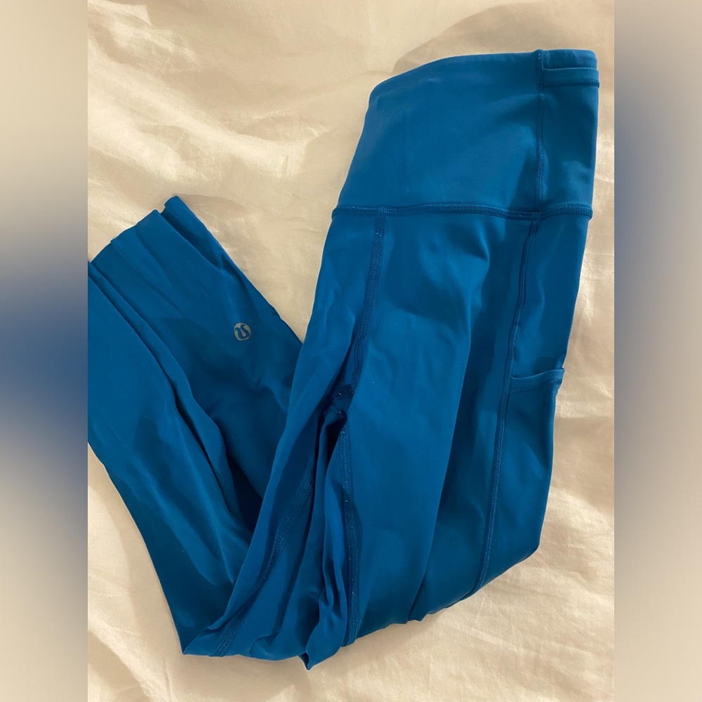 Lululemon fast and free cropped leggings